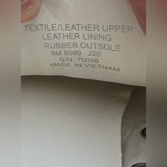 Tory Burch Vintage Double T Trainer in White Size 8 - Picture 12 of 12